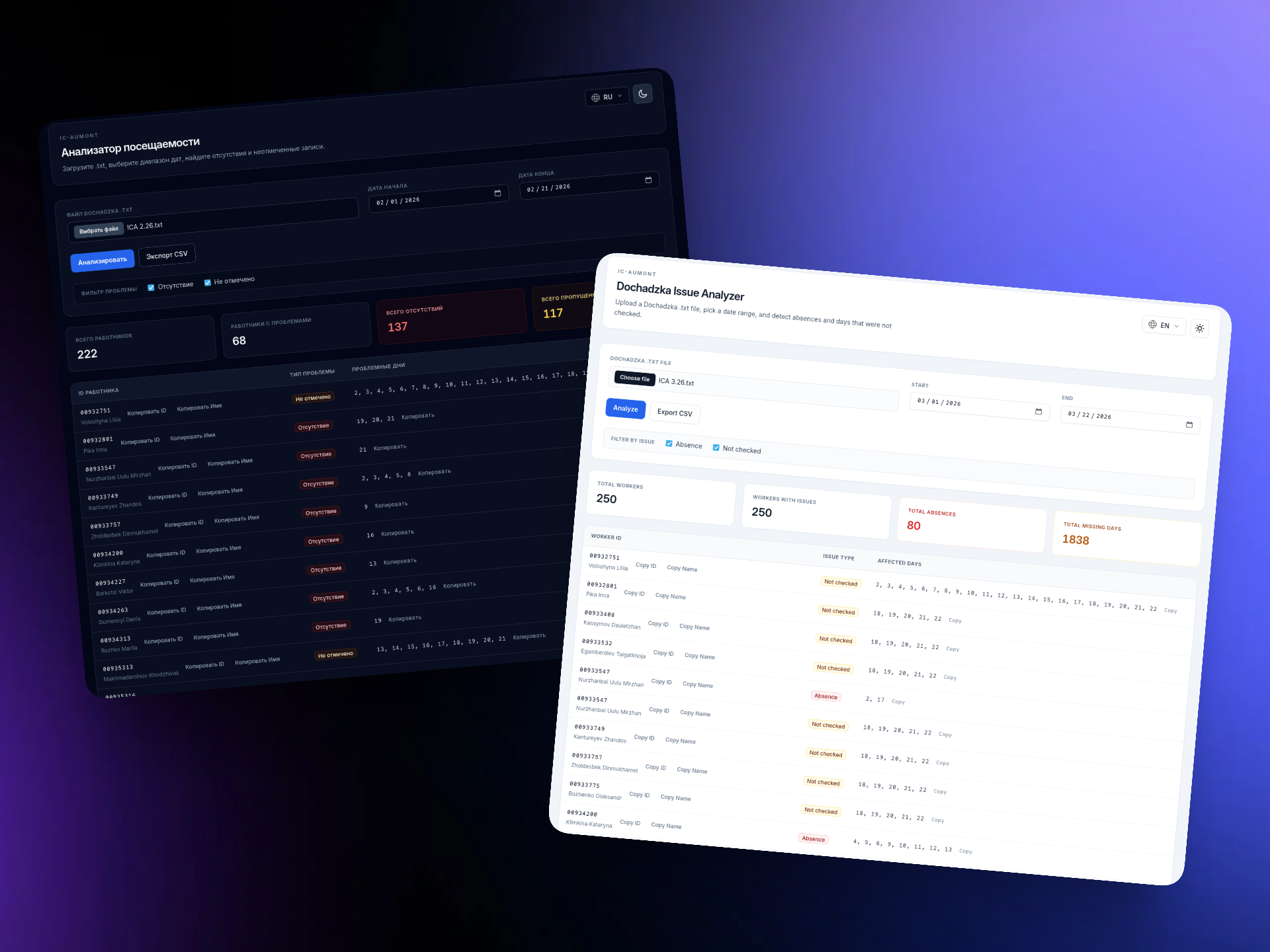 Attendance Analyzer